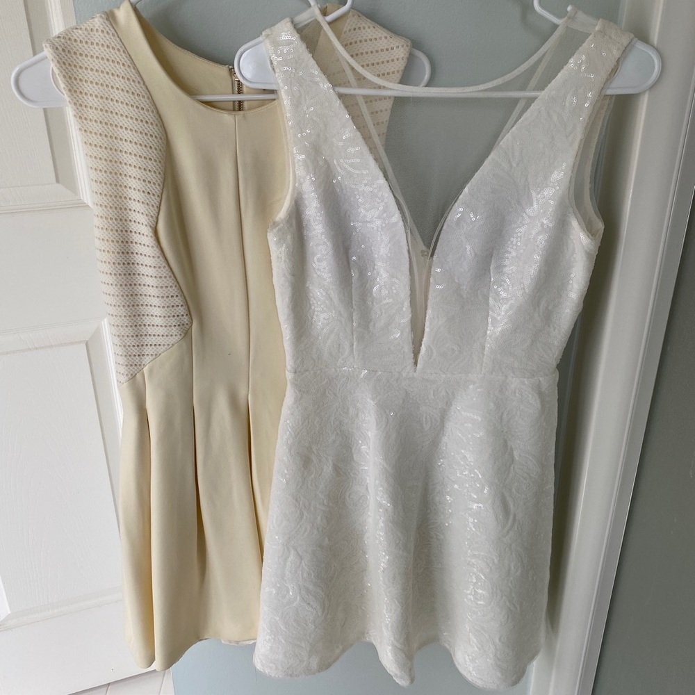2 BCBG dresses.